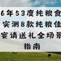 2026年53度纯粮食酒盘点：实测8款纯粮佳酿，自饮宴请送礼全场景
