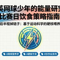 精英网球少年比赛日饮食黄金指南