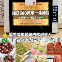 海氏S80风平一体烤箱核心参数与烘焙实测数据