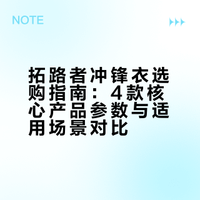 一张图告诉你拓路者冲锋衣怎么选😘