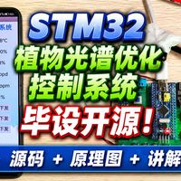 【开源】stm32植物光谱优化控制系统 ，已开源：源码+原理图 （A34）