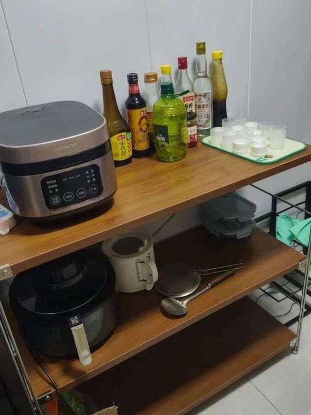 厨房置物架落地一体靠墙杂物分层收纳整理架