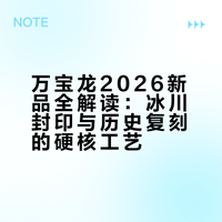 万宝龙2026新品全解读【大腕撩表】 大腕儿Weekly的微博视频