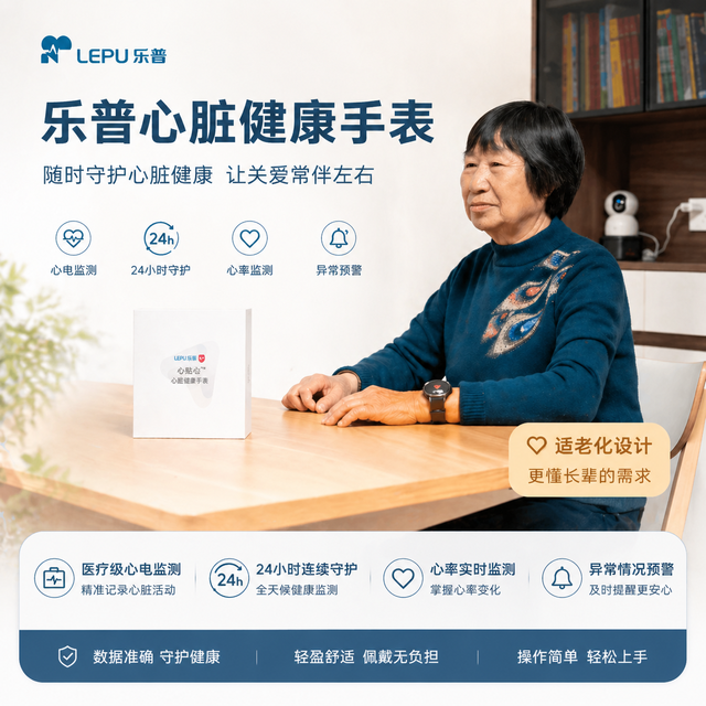 让子女更加安心，24小时贴身心脏医生：乐普W20使用报告