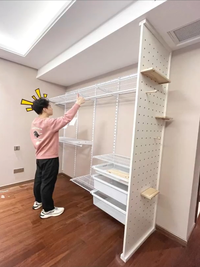 只因木工说衣柜砌墙❗属于脱裤子放屁😰