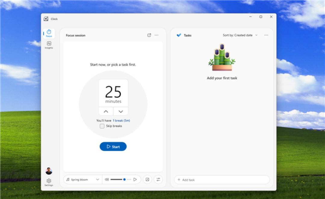 Win11时钟App彻底改版!加入AI、感知走神并自动暂停计时