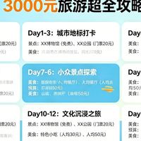 必看！3000 元旅游超全攻略 12 式