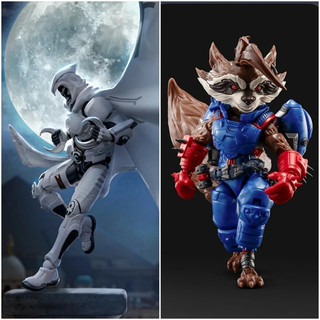 新品继续是超越版！布鲁可新品月光骑士＆火箭浣熊明天开售