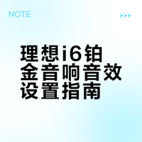 理想i6铂金音响🎵设置小技巧