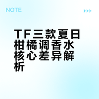 夏天柑橘调香水，TF合集