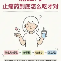 痛经时，如何正确的去吃止痛药💊