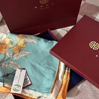 母亲节封神礼物✨绣娘丝绸 100% 桑蚕丝方巾太高级