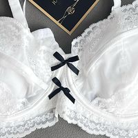 大胸亲测｜被问爆的Junerose白蕾丝内衣，解决了我对的内衣焦虑