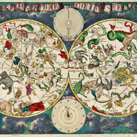 超高清 从神话解构到几何实证的星图艺术品