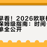 后悔没早看！2026欧联杯半决赛观赛保姆级指南：时间+平台+避坑清单全公开