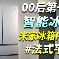 双系统不串味带制冰？00后第一台智能冰箱！米家冰箱Pro法式平嵌