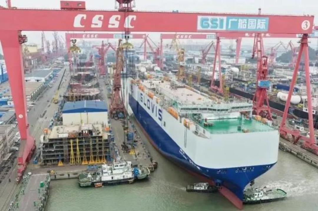 一次运走10800辆车，中国造全球最大汽车运输船有多硬核？