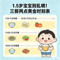 1.5岁宝宝别乱喂!三餐两点黄金时刻表,娃不积食还长肉