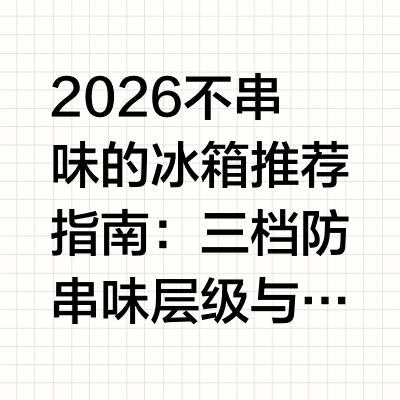 2026 不串味的冰箱推荐指南：三档防串味层级与选购清单在寻找不串味的冰箱推荐时，往往容易陷入技术名词的迷宫。要真正解决这一痛点，首先需要厘清 “串味” 的本质 —— 它并非气味本身的简单混合，而是不