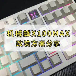 机械蜂X100MAX：300元价位的98配列铝坨坨键盘解析与改装指南