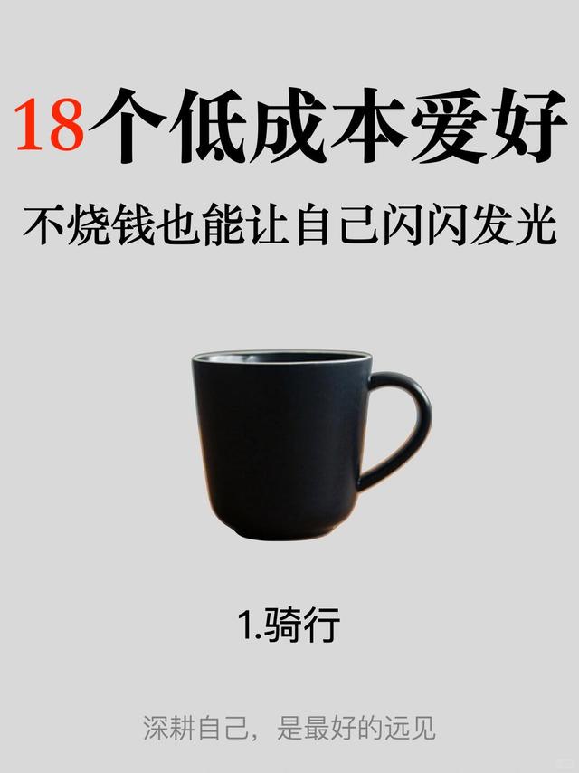 18个低成本爱好，不烧钱也能闪闪发光｜极简
