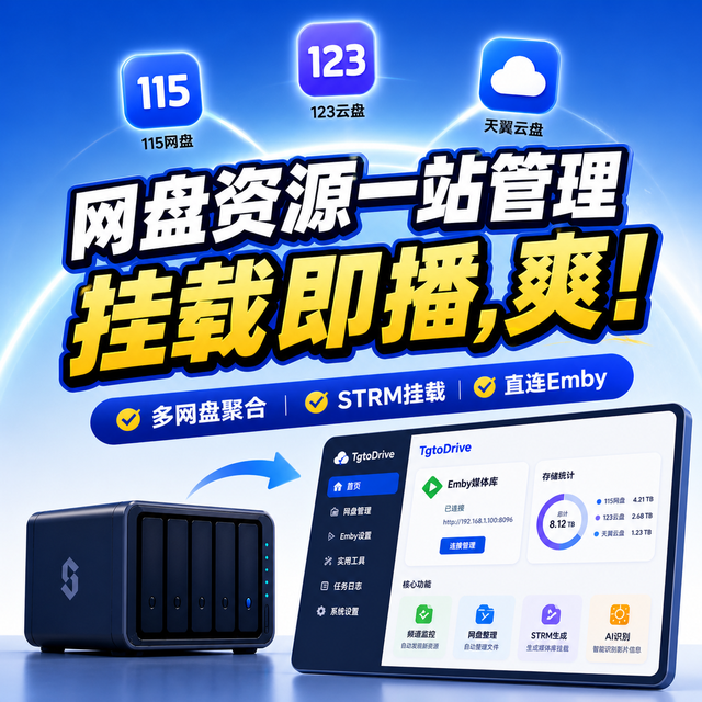 找片、转存、整理、播放一条龙！让你的付费网盘值回票价