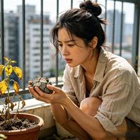 想要种菜，别再为“没土”发愁！用“椰糠+蚯蚓粪”，比黑土还肥