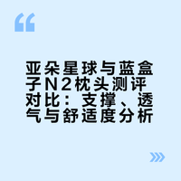 枕头测评｜亚朵2.0/3.0 vs 蓝盒子N2｜真实睡