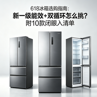 618冰箱选购指南：新一级能效+双循环怎么挑？附10款闭眼入清单