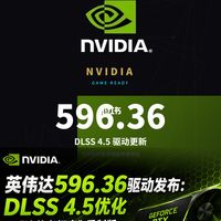 英伟达596.36驱动重磅发布！