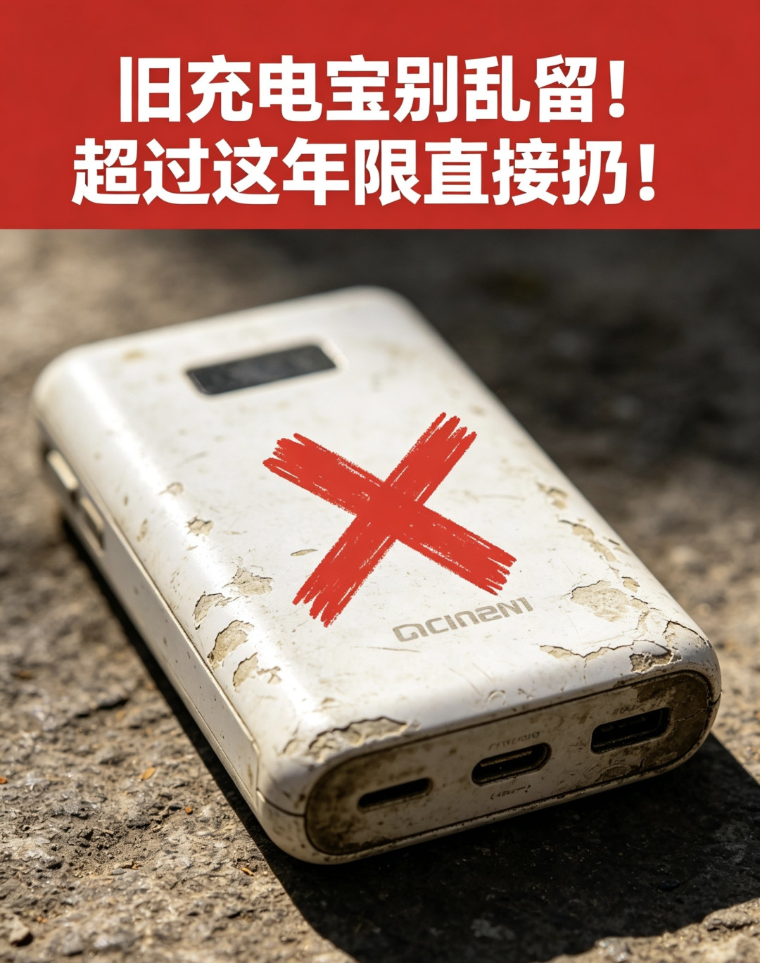 充电宝不是传家宝！出现鼓包、发烫、异味时请立刻扔掉