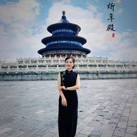 无袖黑色刺绣旗袍｜少女感民国风显瘦天花板✨