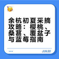 走,摘果子去!余杭最新采摘地图收好!