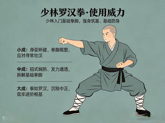 《少林罗汉拳》 本功为少林入门基础拳脚功夫