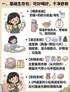 带娃出行必备清单｜照着打包，告别手忙脚乱