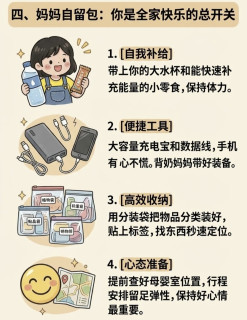 带娃出行必备清单｜照着打包，告别手忙脚乱