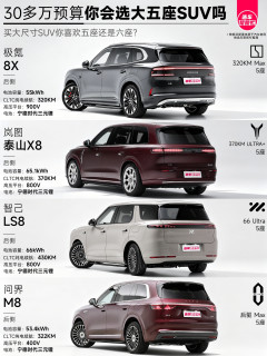 30多万选SUV你会选五座还是六座❓