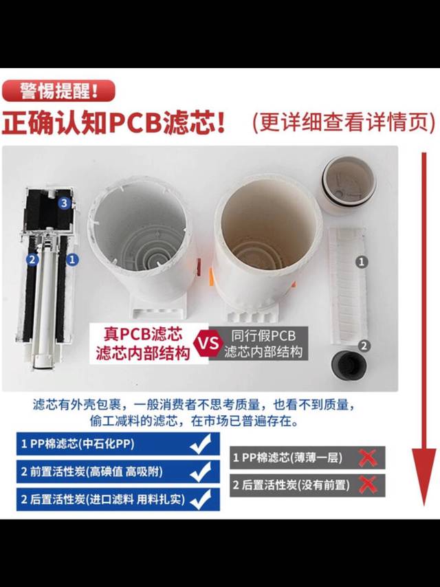 京东乐博维适配美的净水器滤芯