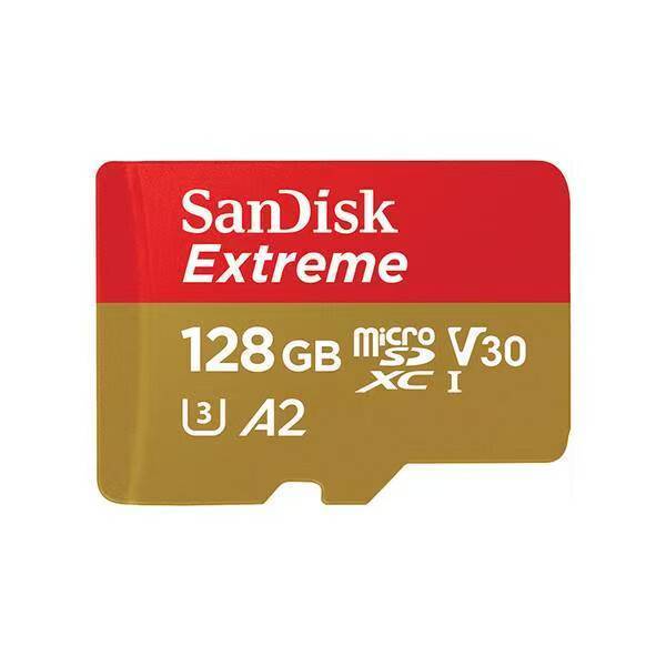 闪迪128GB 4K极速金卡TF卡247元！适配大疆Pocket 4/Action 6，冲