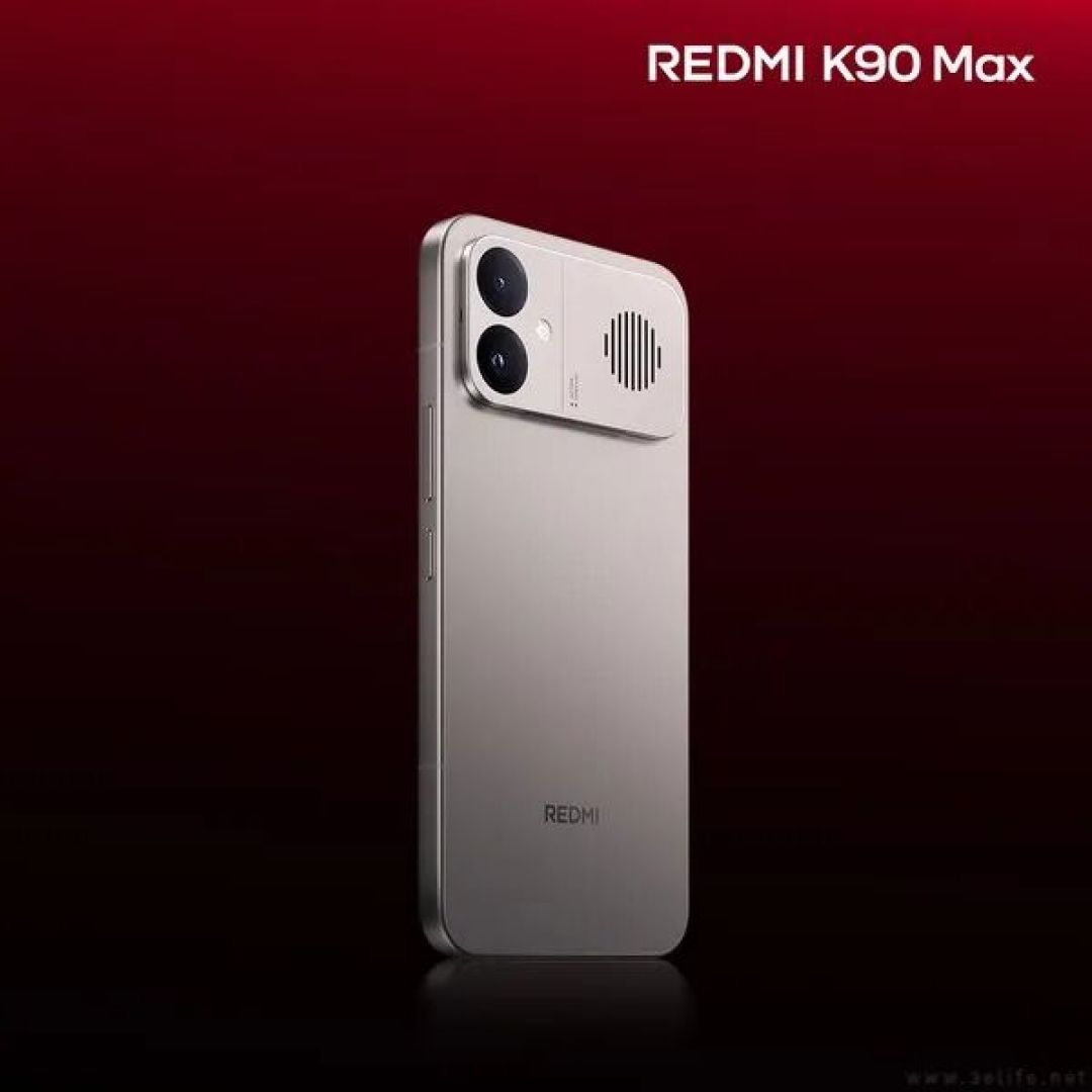 REDMI K90 Max太空银配色现身，大量外观揭晓