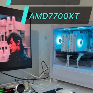 AMD 7800X3D游戏主机配置解析：B850M主板与7700XT显卡组合