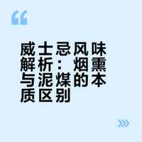 威士忌烟熏和泥煤，其实真不是一个味道🥃