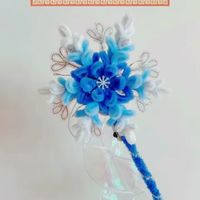 旋转雪花手拿棒制作教程