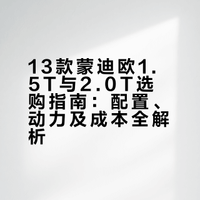 ⚠️别再买错|13款蒙迪欧只差在动力吗？！