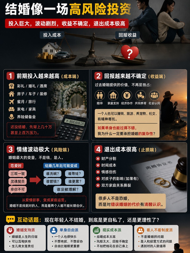 成年后才发现，婚姻不是归宿，更像一次重仓投资