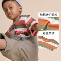 谁懂啊！Reima 大童条纹纯棉 T 恤真的闭眼入
