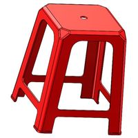 Solidworks四分钟绘制一个塑料凳子！看完就会了！
