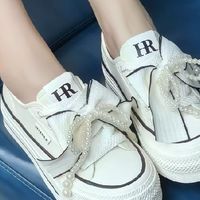 HR赫莲娜2026夏新款蝴蝶结帆布鞋，多巴胺厚底，休闲百搭超甜！