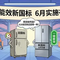 冰箱能效新国标6月实施在即！新旧如何选？618该买新还是等一等？