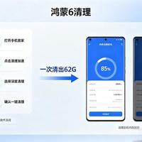 鸿蒙6不是不会清理垃圾！官方正确入口+全套教程，一次清除几十G
